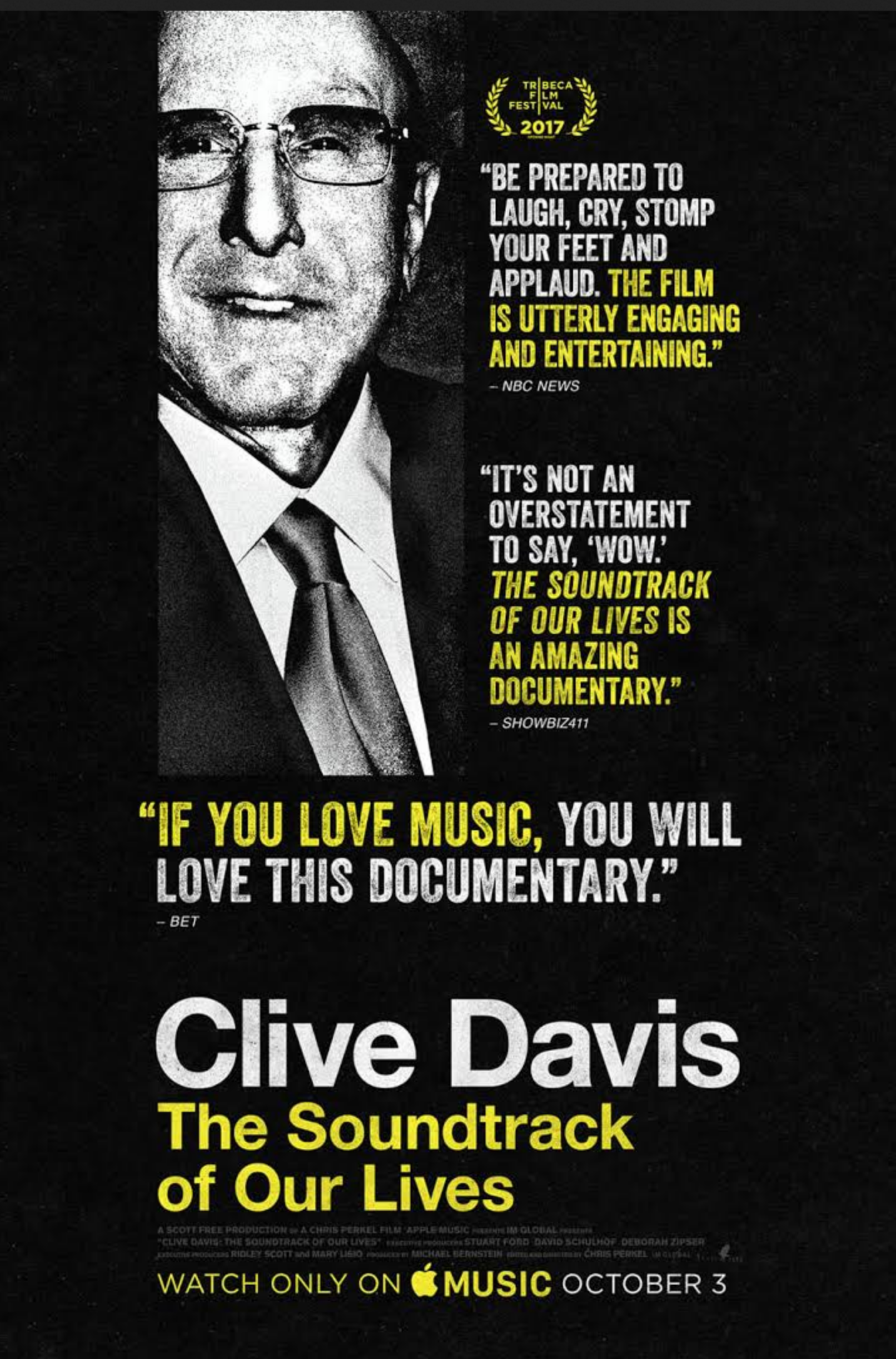 Clive Davis: The Sound Track Of Our Lives